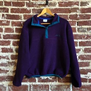 Vintage 90’s L.L. Bean Snap Fleece Pullover